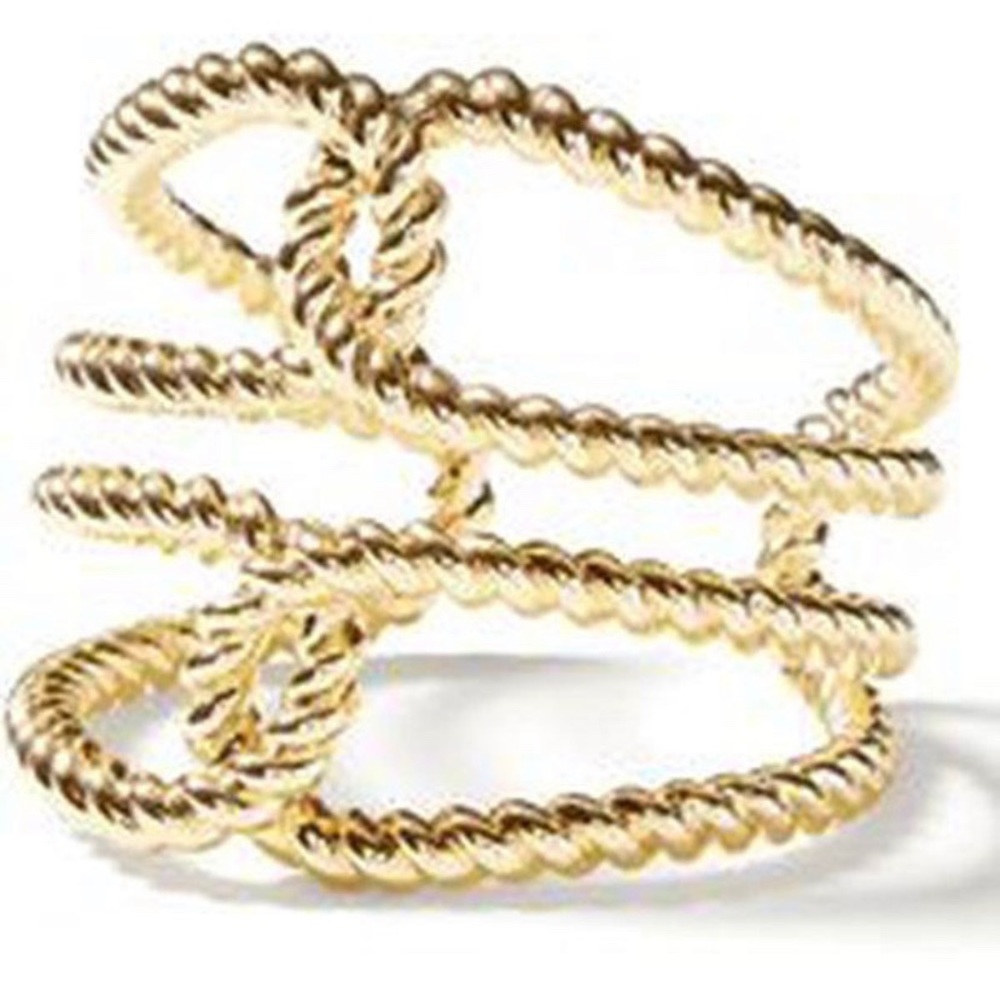 New BR Banana Republic Gold Cuff new